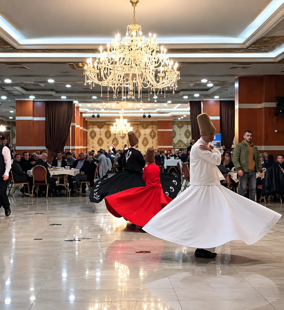 Grup Hazel semazen gösterisi